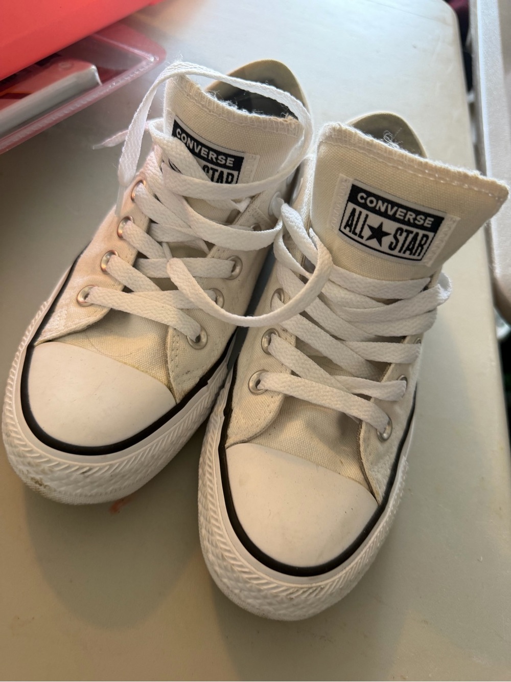 Converse White All Star Low Top Sneakers